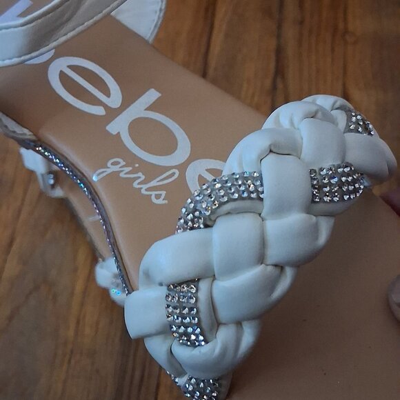 Bebe Trendy Sandals Silver Rhinestone - Picture 4 of 6